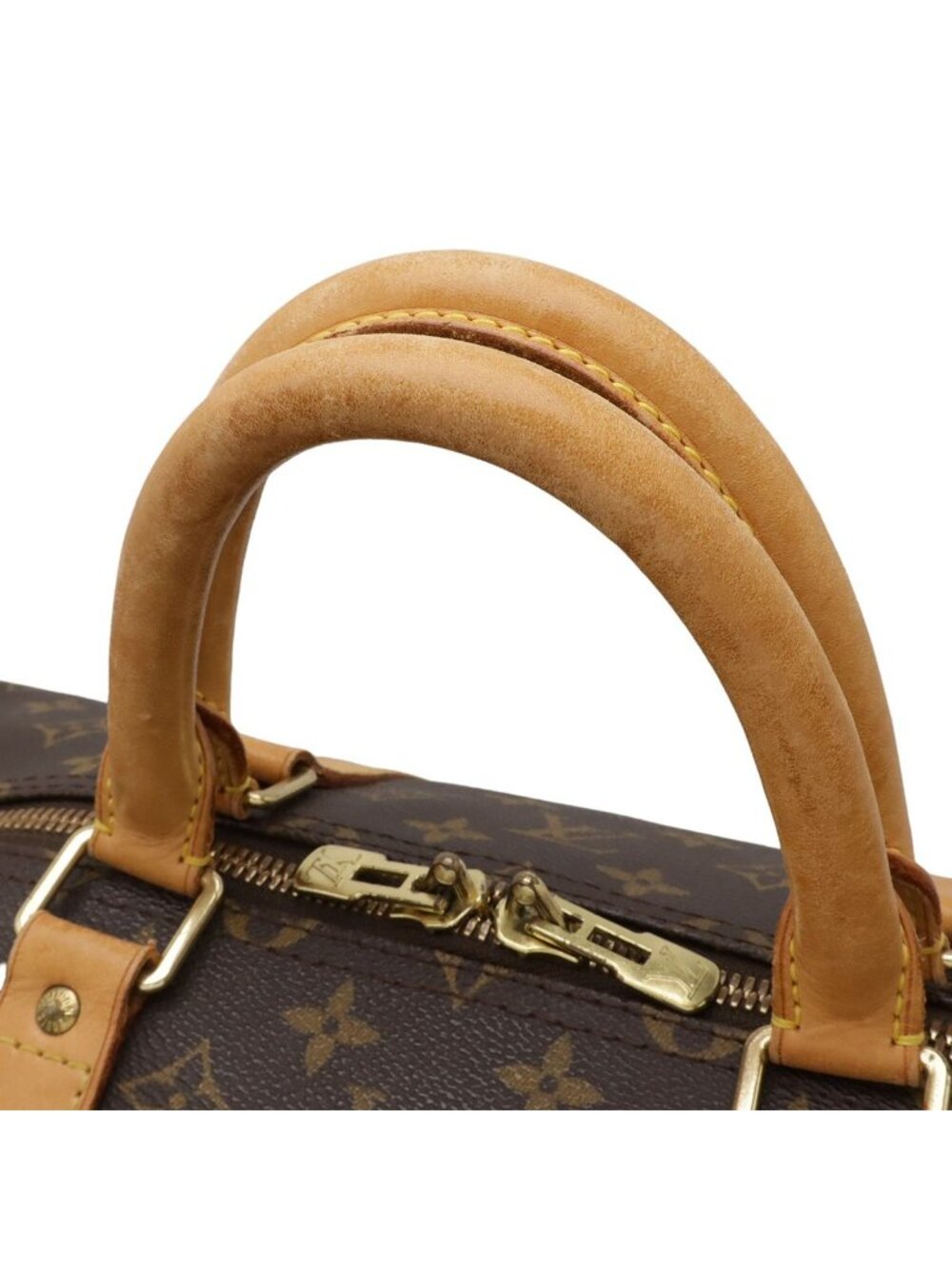 Louis Vuitton Monogram Keepall Bandouliere 55 Boston Bag Travel Purse 2-Way - Picture 5 of 9